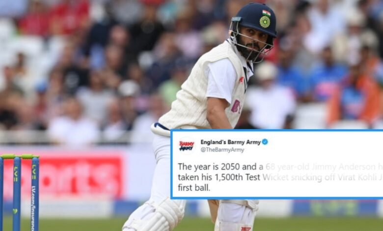 Barmy Army Kohli