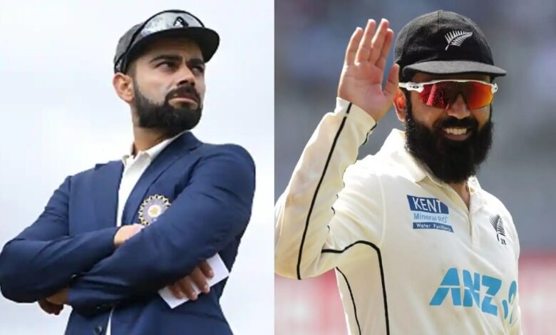 Ajaz Patel compared Virat Kohli with Kiwi legend