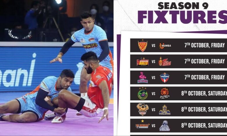 VIVO Pro Kabaddi 2022 All Teams Schedule: When Will PKL 9 Start?