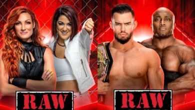 WWE RAW 30 Match Card