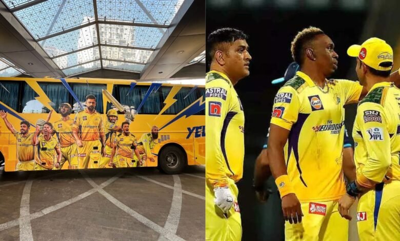 CSK Team Bus