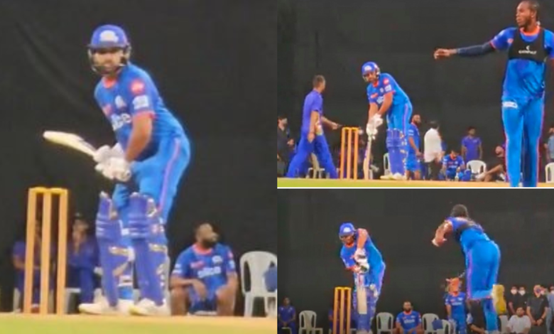 "He is lethal" - Twitter reacts after Rohit Sharma faces Jofra Archer in nets