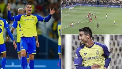 "Reminded me when Allegri was talking about how at distance CR7 free kicks were better" - Twitter erupts as Cristiano Ronaldo scores an incredible 30-yards long range free-kick for Al Nassr