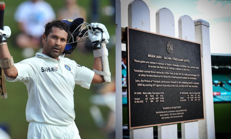 "Wonderful gesture" - Twitter reacts as Sydney Cricket Ground Gates named after Sachin Tendulkar and Brian Lara