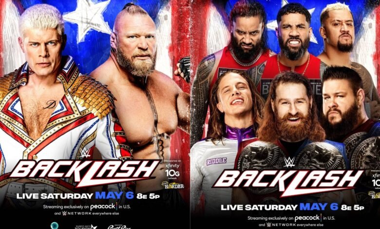 WWE Backlash 2023 match card