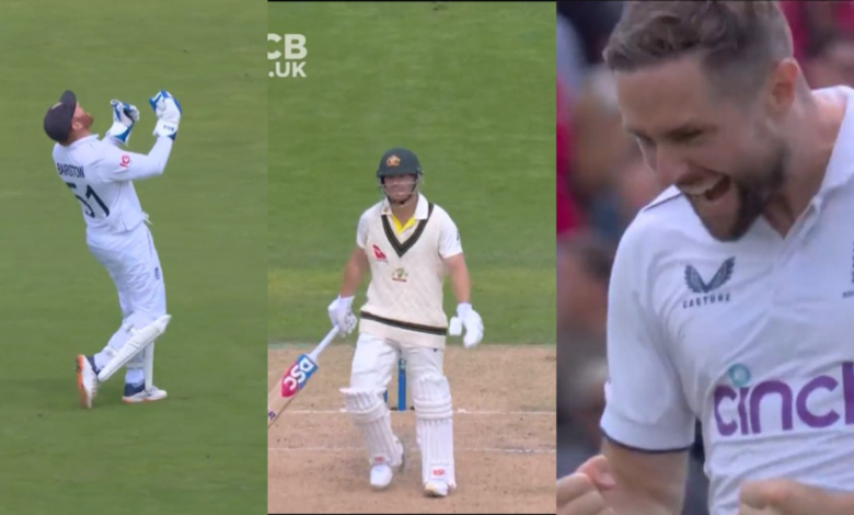 VIDEO: Chris Woakes Dismisses David Warner Cheaply