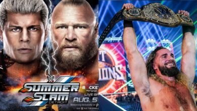 WWE SummerSlam 2023 Match Card