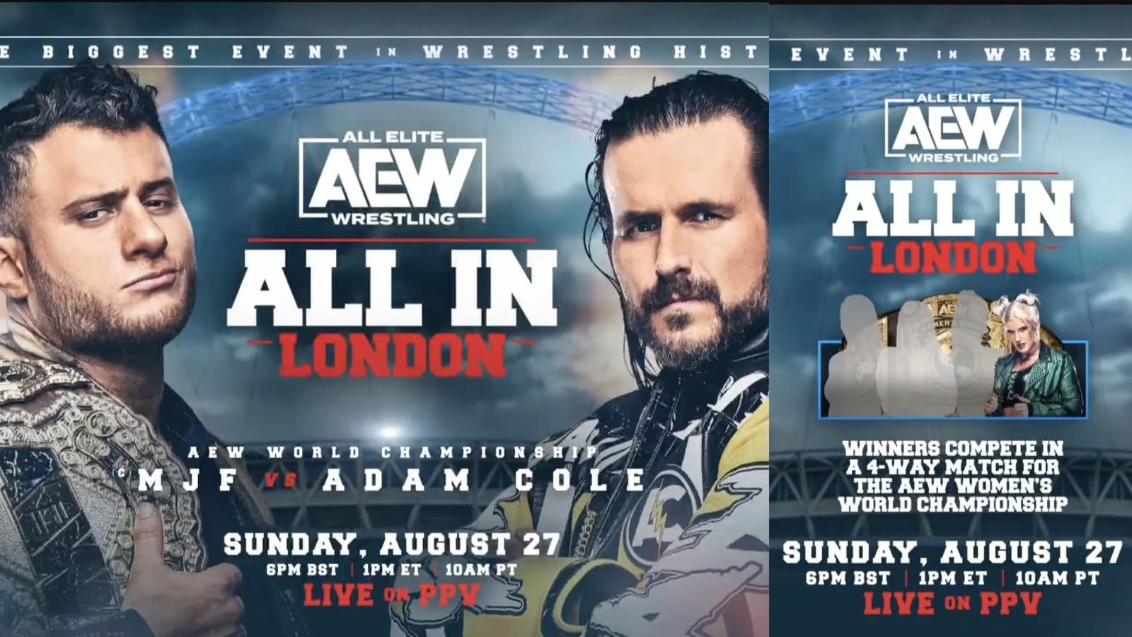 AEW All In 2023 Match Card Full List Of Matches Announced For The