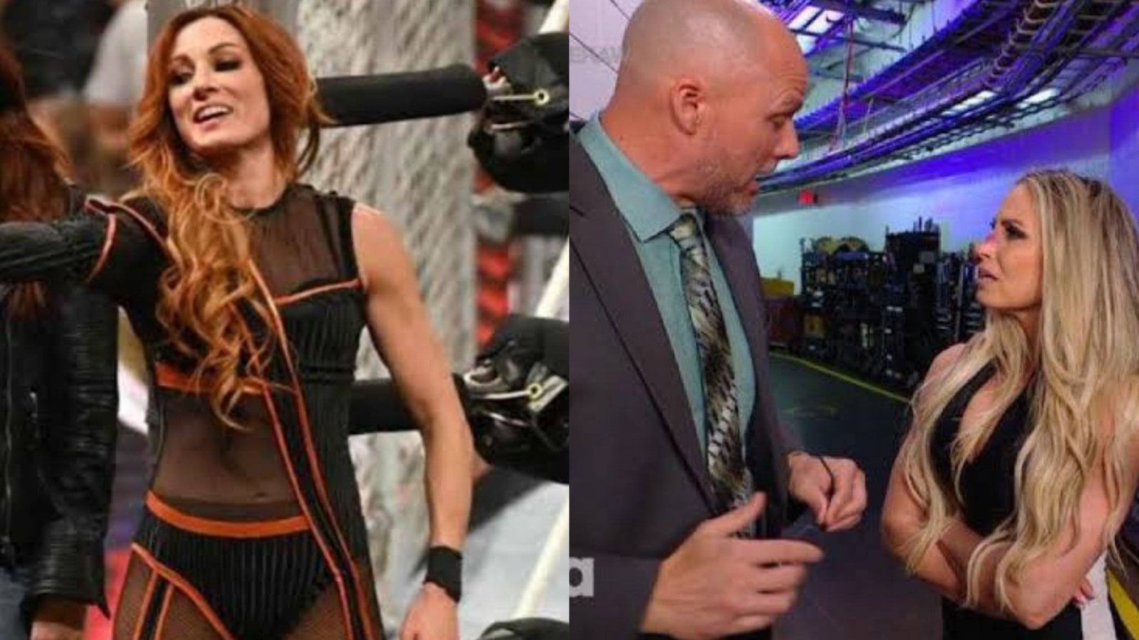 WrestlingWorldCC on X: Becky Lynch and Trish Stratus exchange