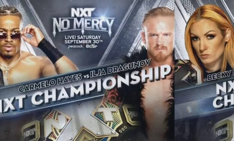 WWE NXT No Mercy 2023 match card