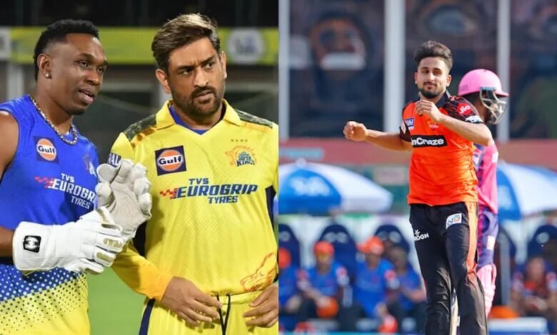 Dwayne Bravo and Bharat Arun