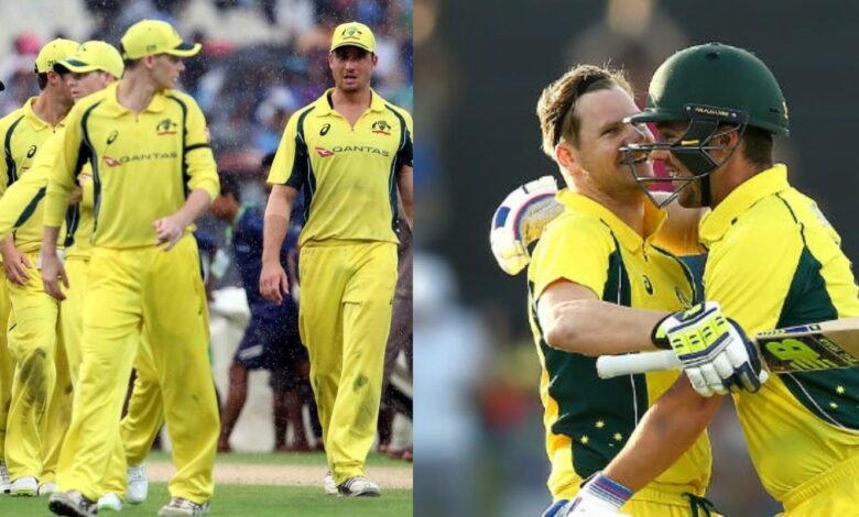 Australia's playing XI Trophy