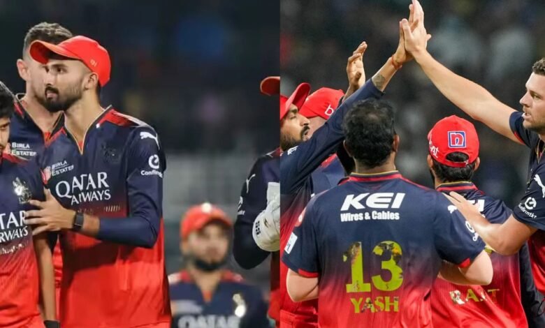 RCB bench in IPL 2025